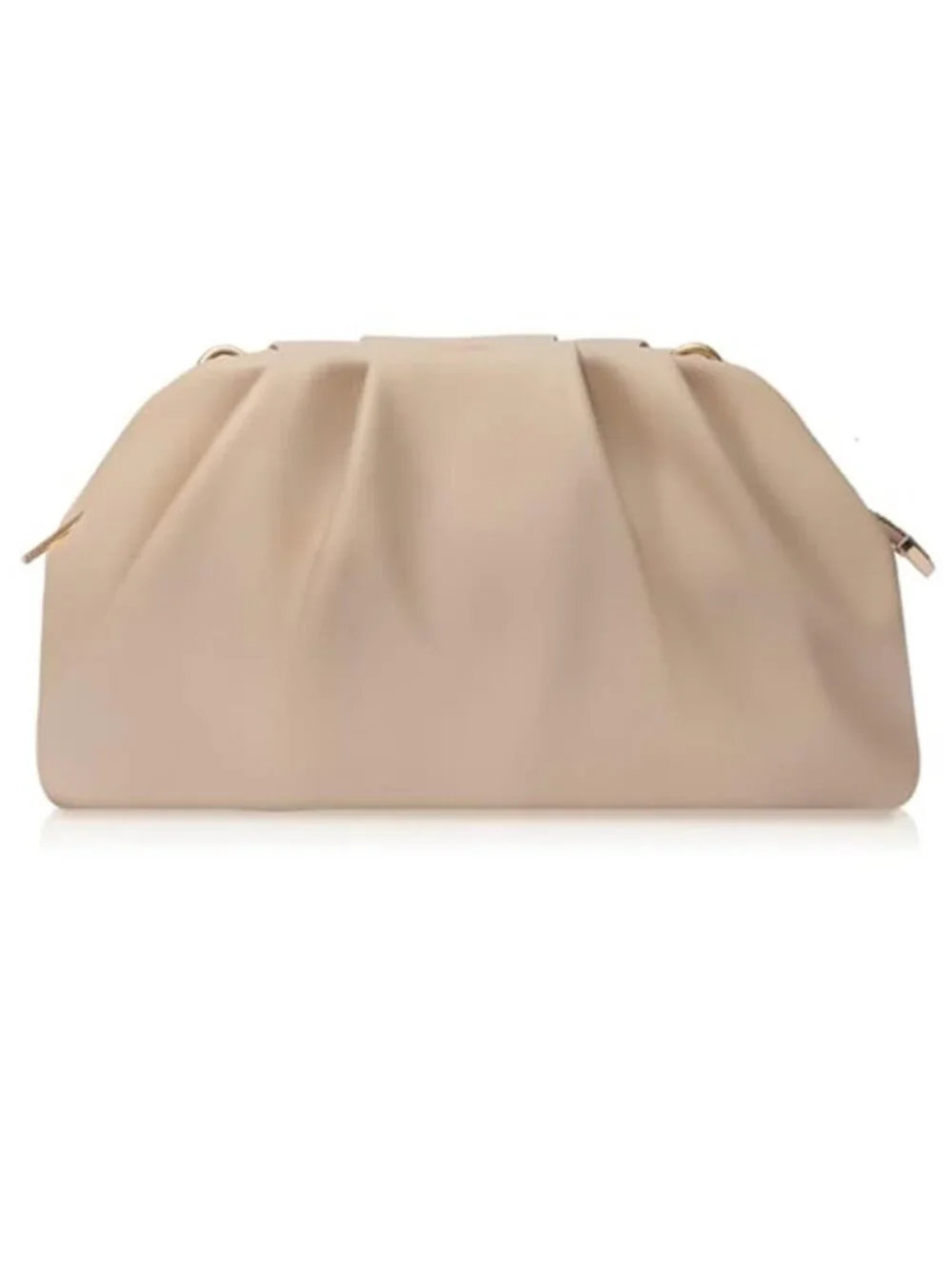 Clutch Purse for Women Soft Pleated PU Wedding Clutch, Elegant